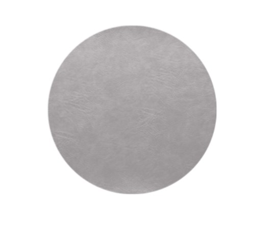 Tischset Vegan Leather grau matt PU