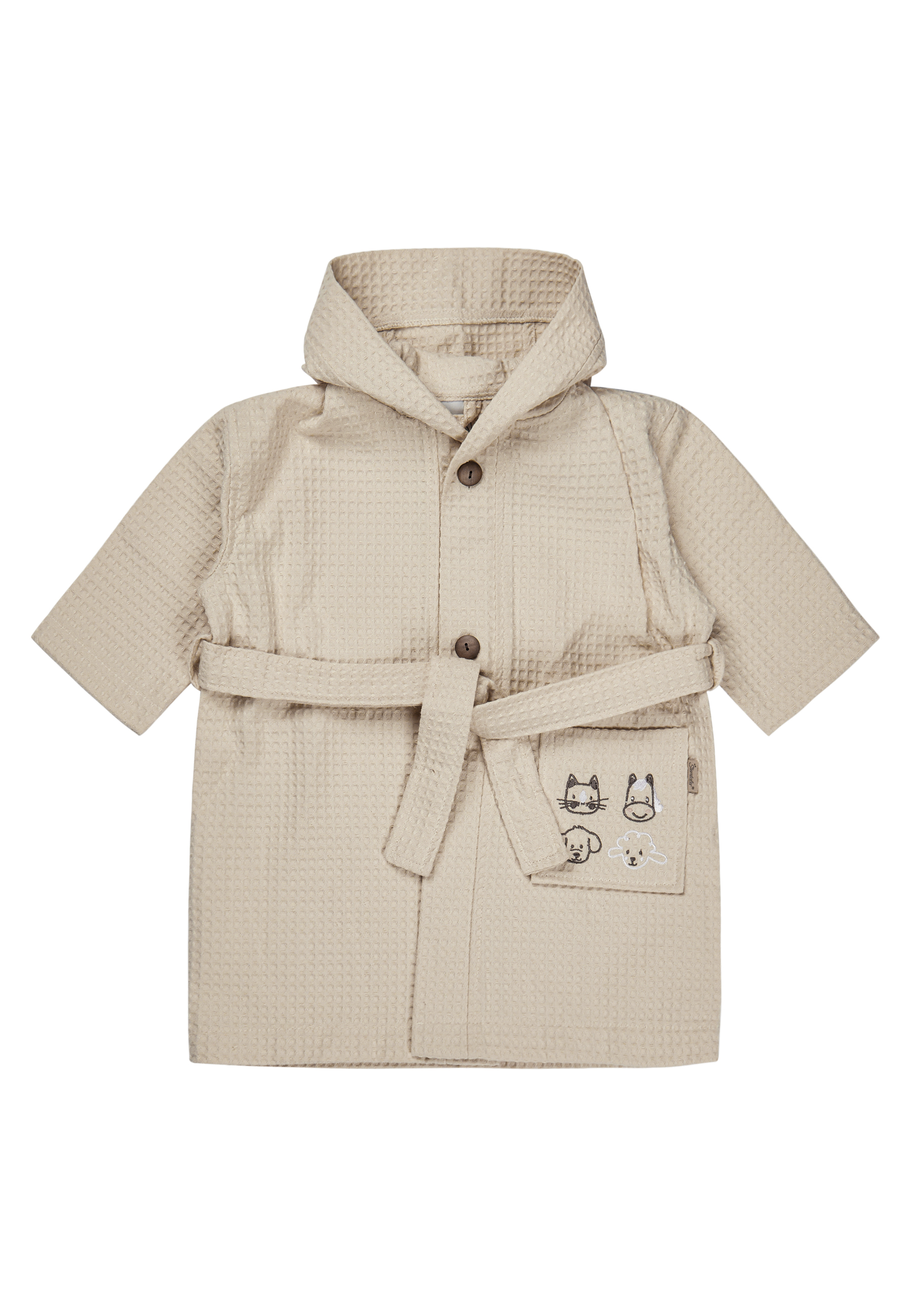 Bademantel ecru Unisex