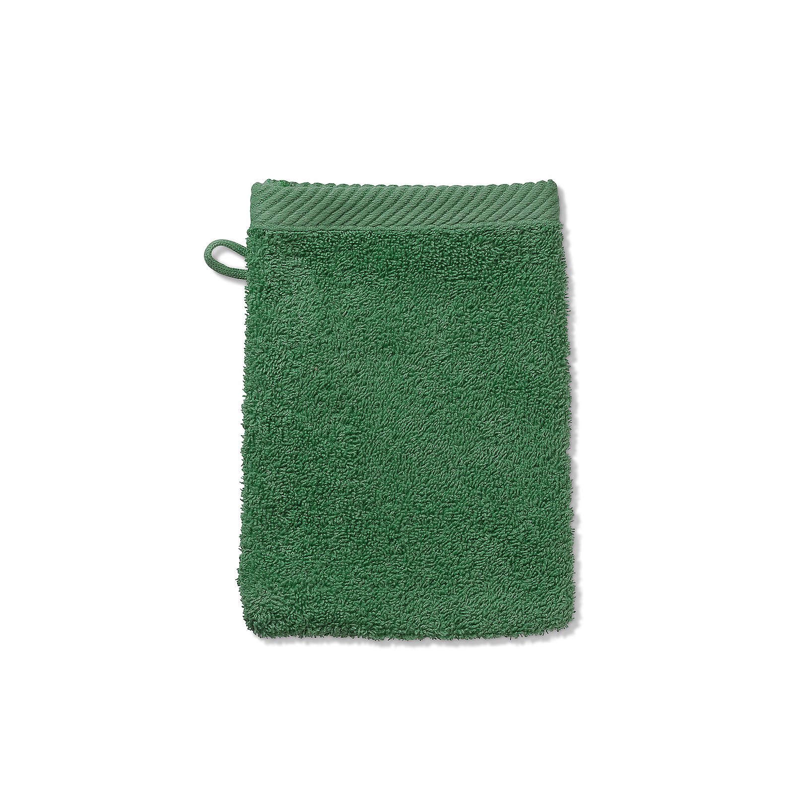 Waschhandschuh Ladessa blattgrün 100% Baumwolle