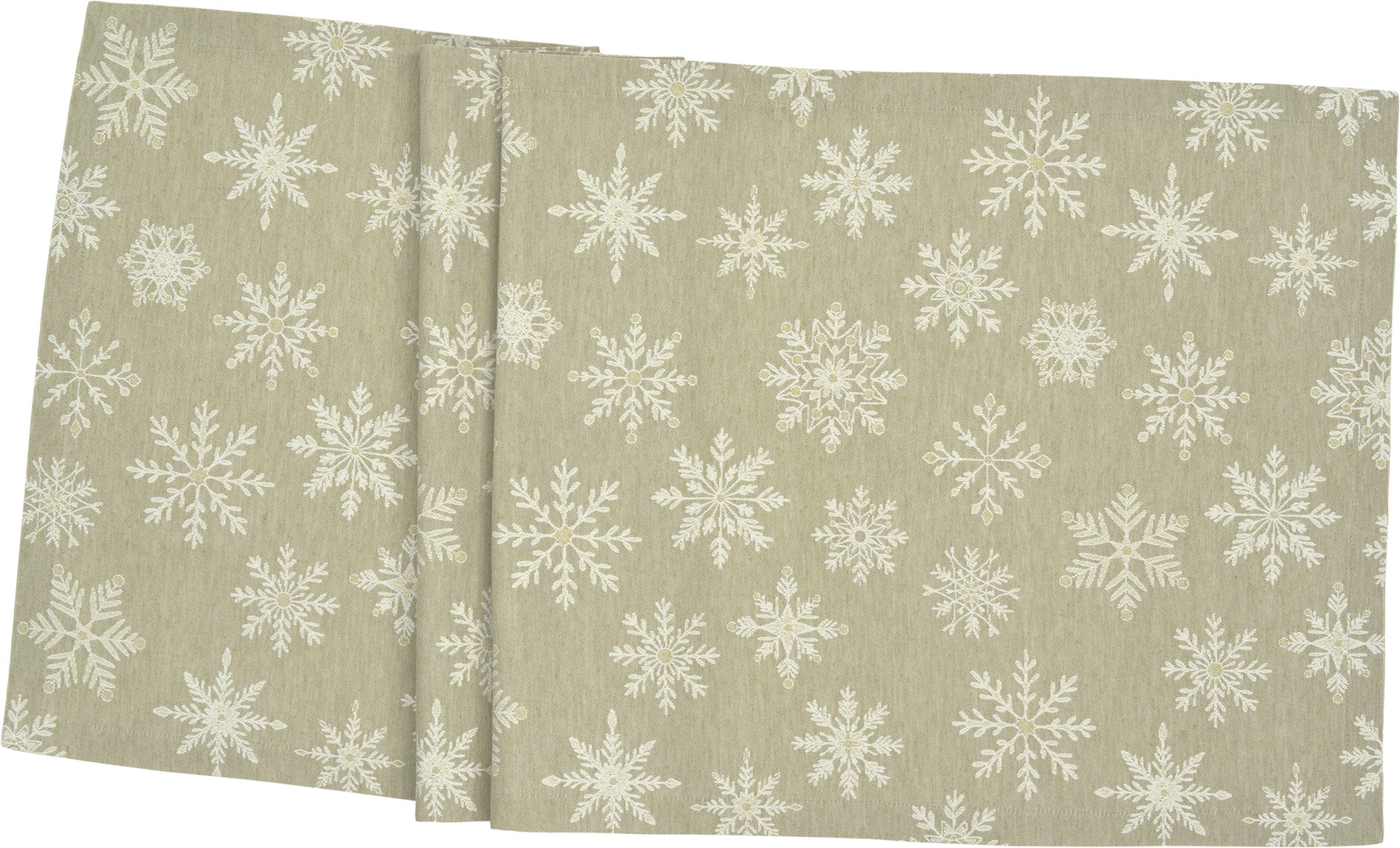 Cristallo buio Tischläufer taupe