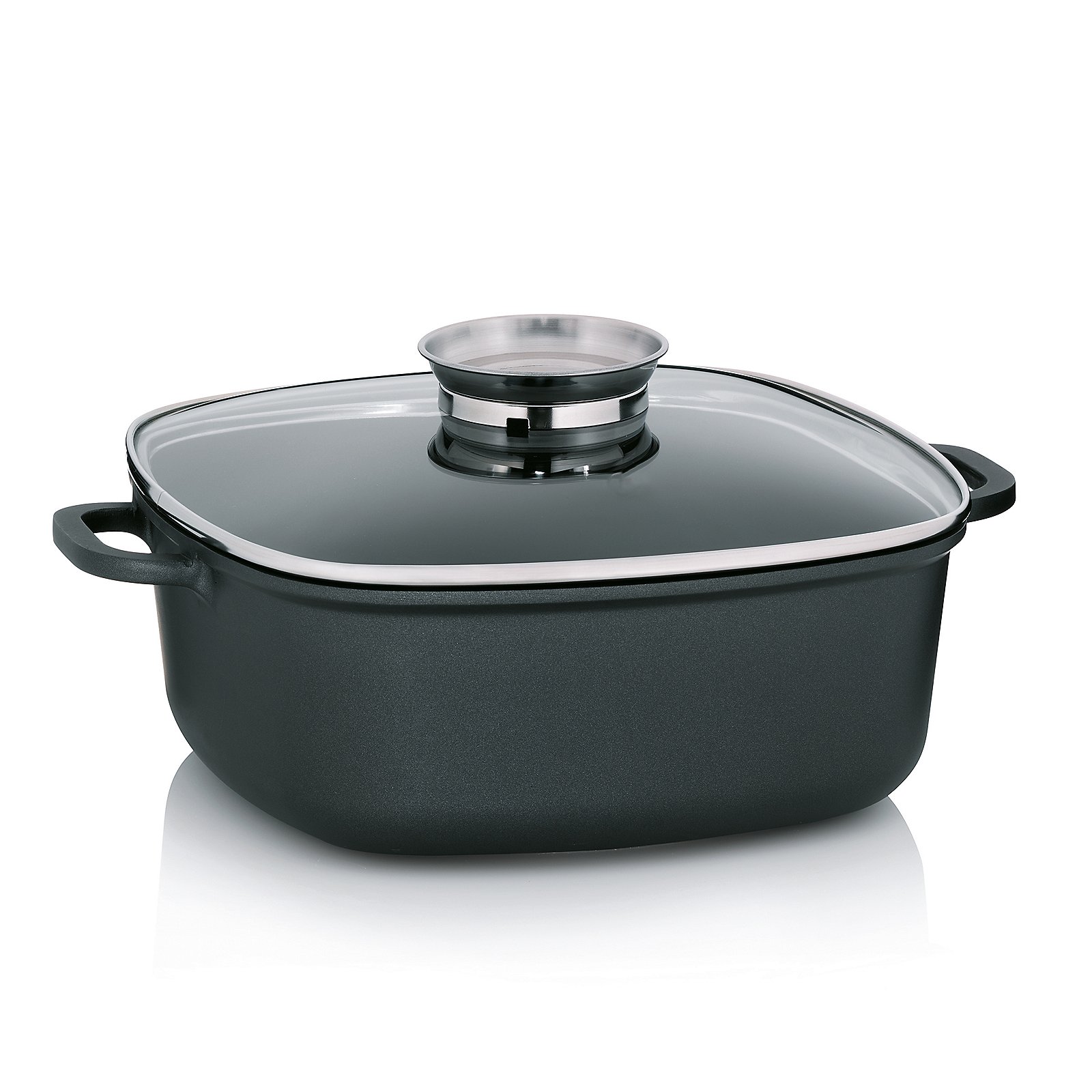 Servierpfanne Kerros schwarz Aluguss