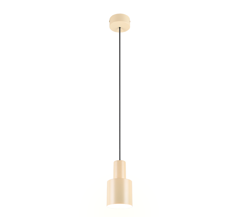 Pendelleuchte Agudo  beige Metall