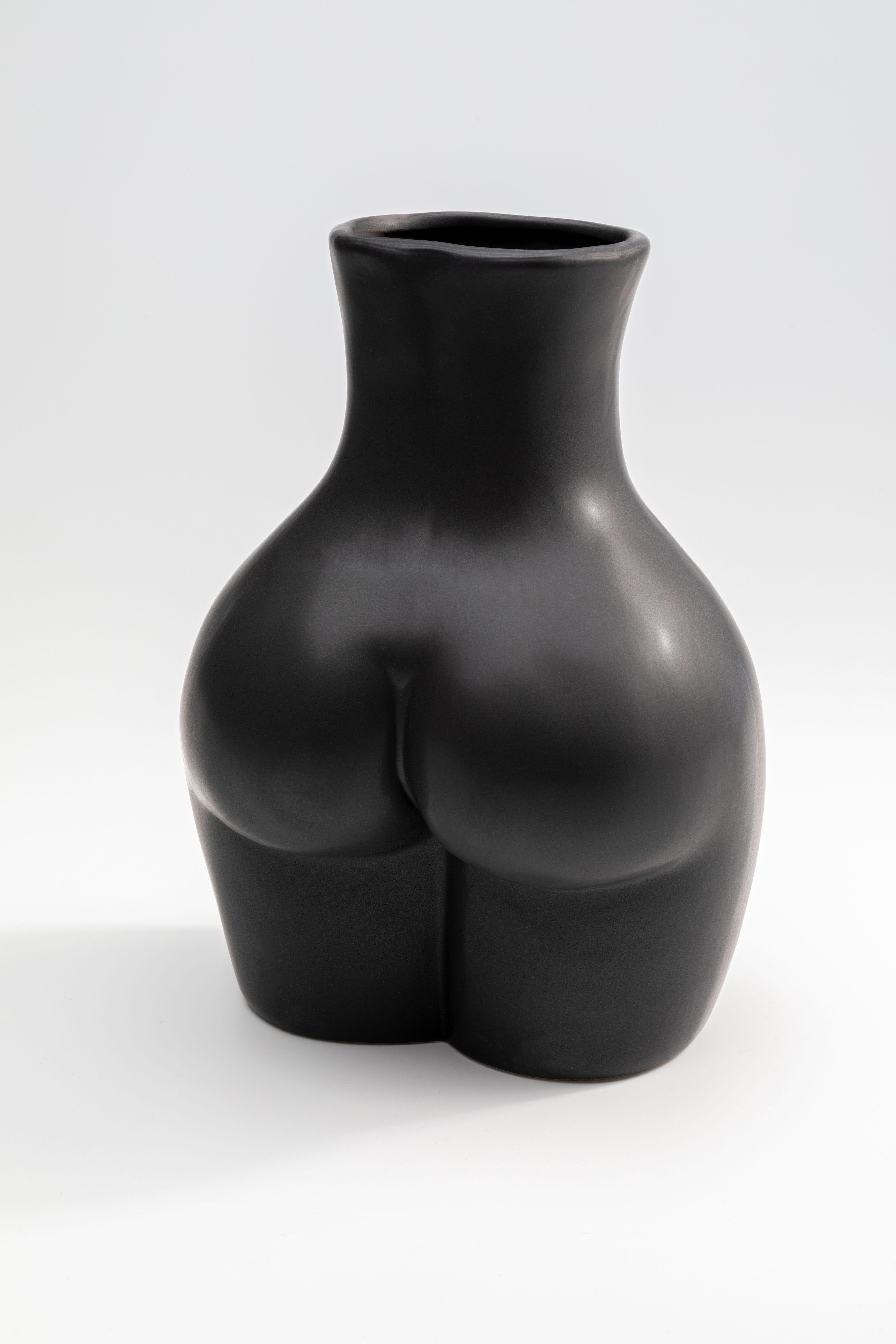 Vase DONNA schwarz