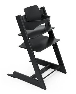 TrippTrapp Kinder-Hochstuhl mit Babyset schwarz