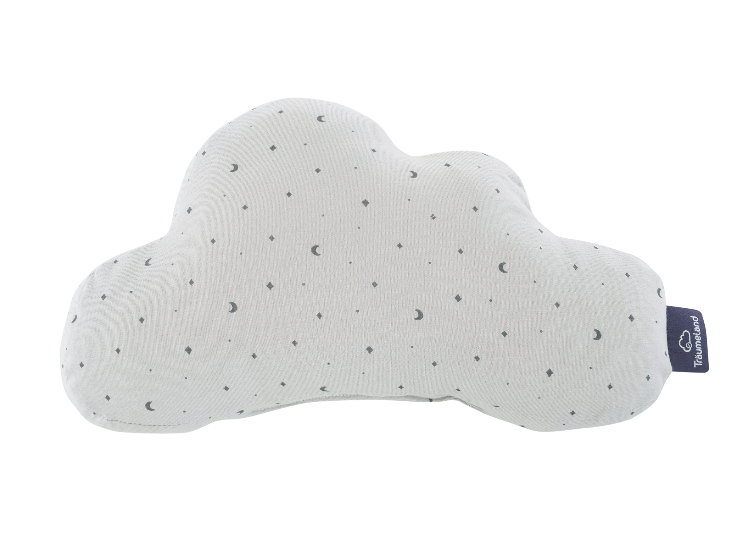 Kuschelkissen Wolke grau Stoff