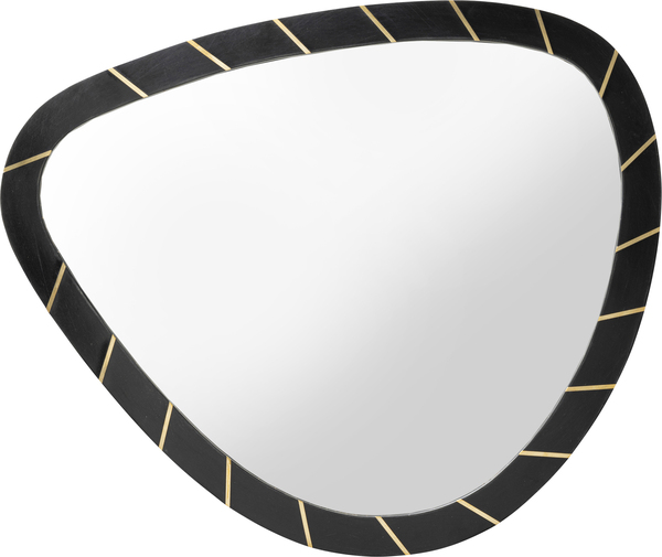 Wandspiegel PLANOS schwarz