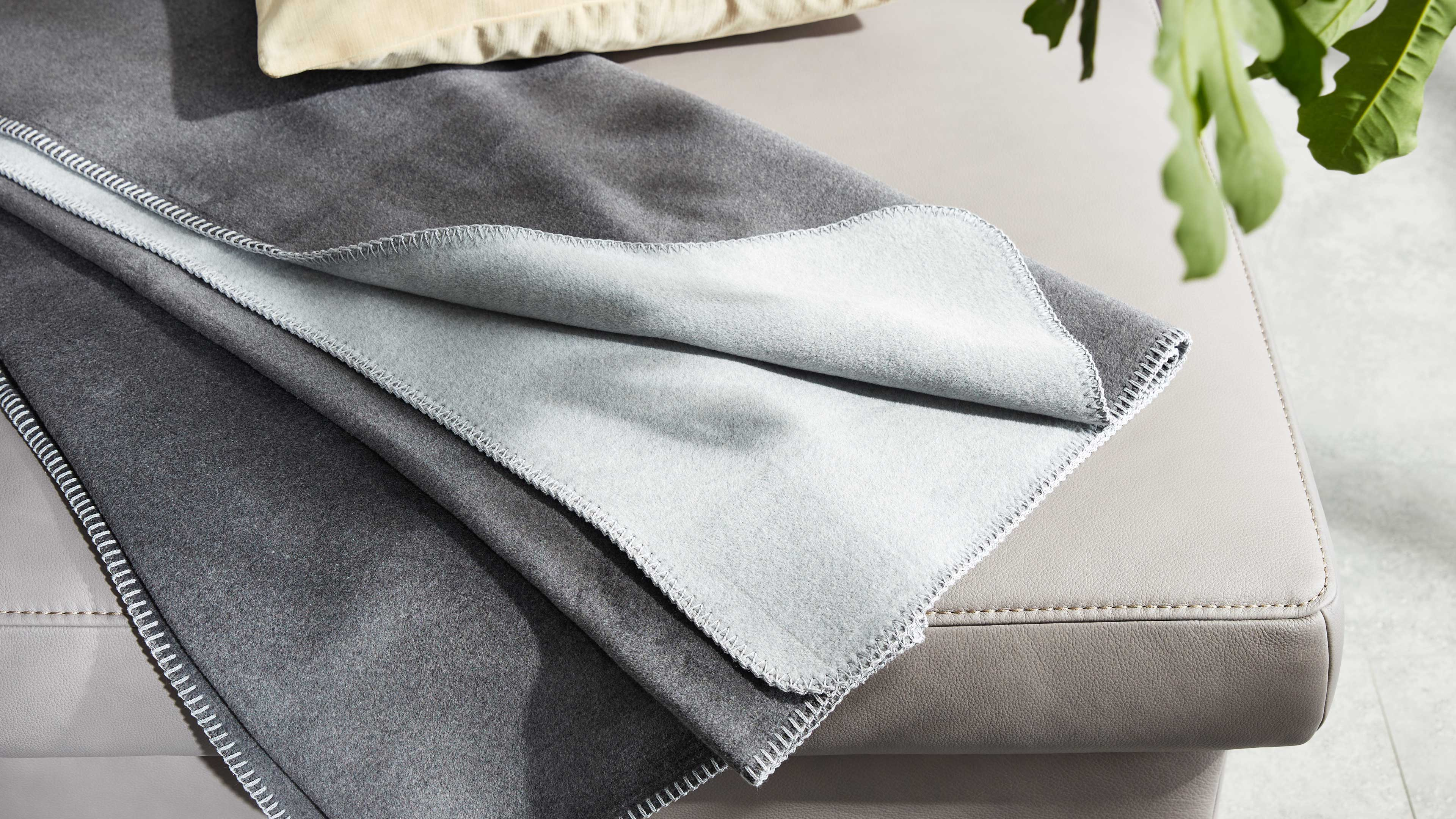 Wohndecke Interliving 9103 grau Stoff