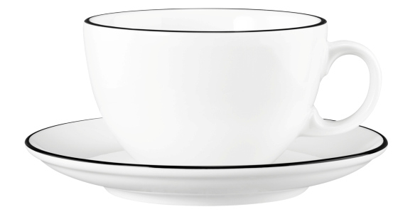 Milchkaffeetasse MODERN LIFE schwarz