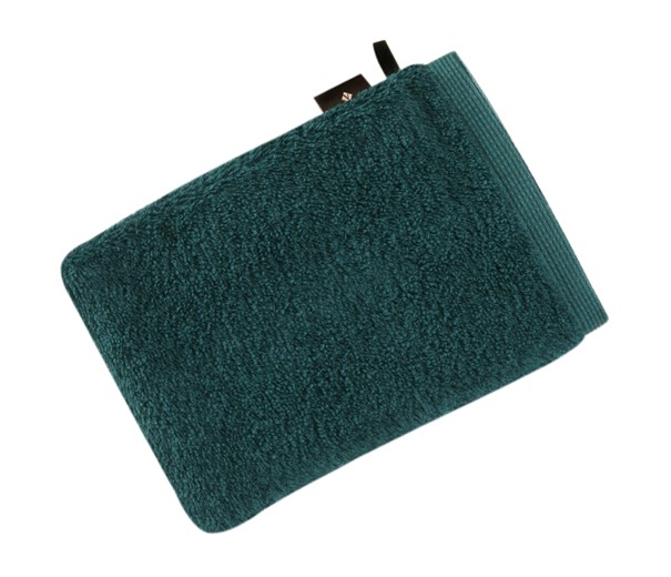 Waschhandschuh HIGH LINE blau Frottee