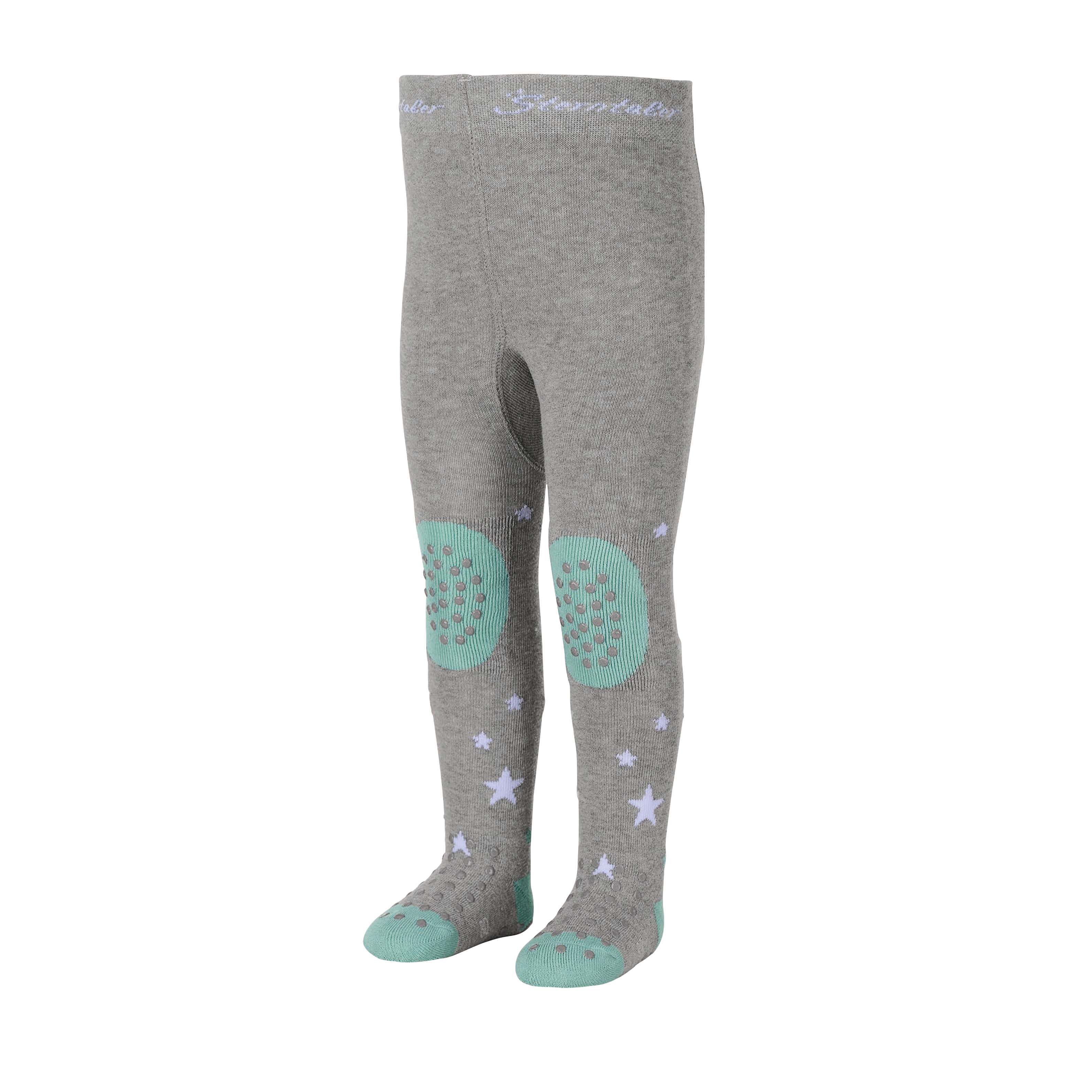 Krabbelstrumpfhose silber mel. Unisex