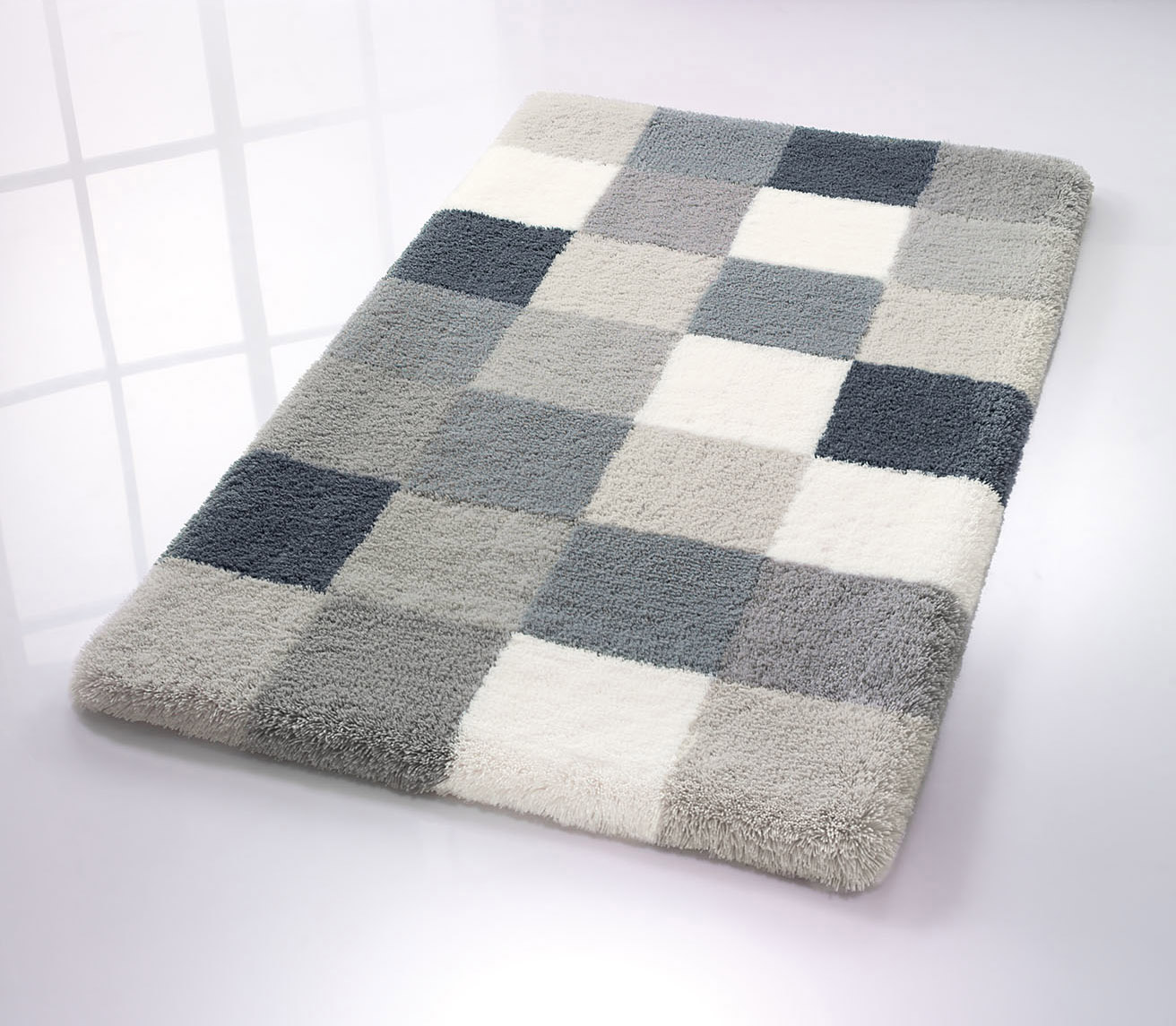 Tappeto da bagno Caro in multicolor di cotone