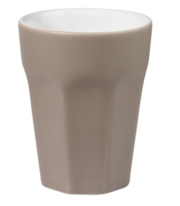 Becher Espresso Grande braun Steingut