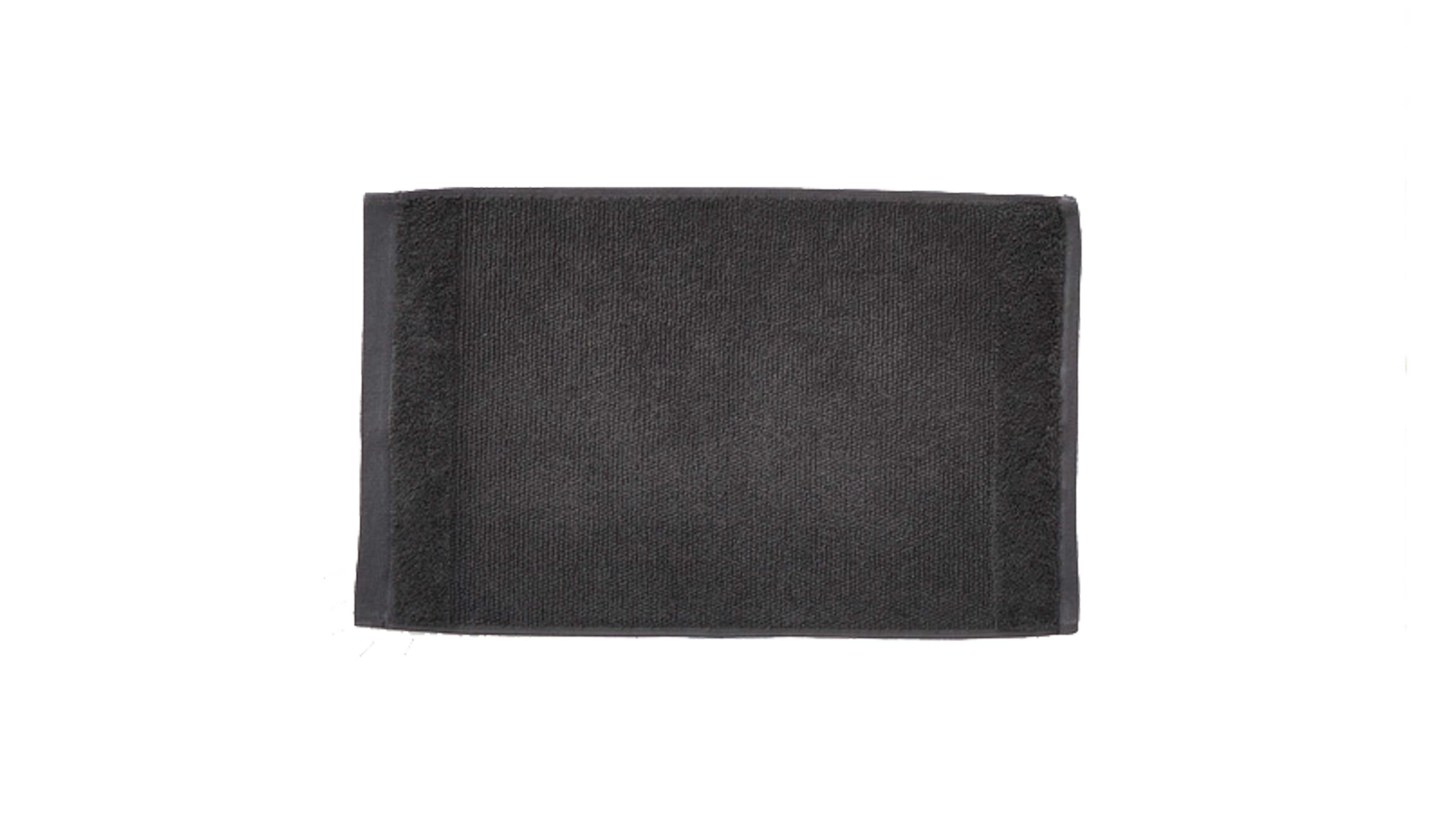 Gästehandtuch Interliving 9108 Anthracite Baumwollgewebe