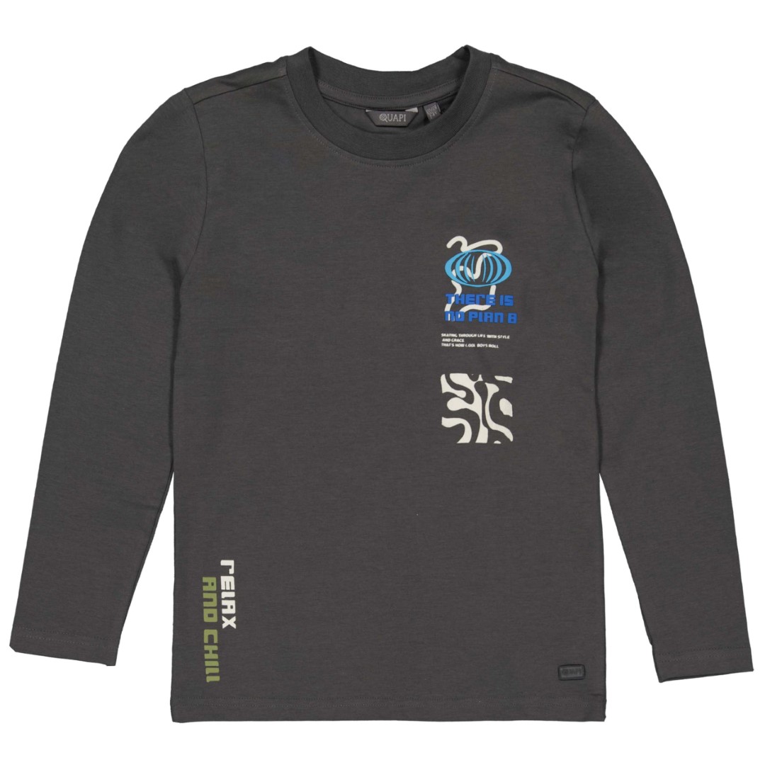 Shirt Faas grau Stoff