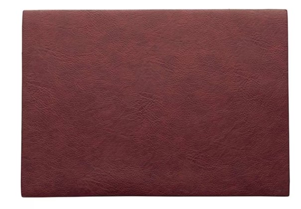 Tischset Vegan Leather rot PU