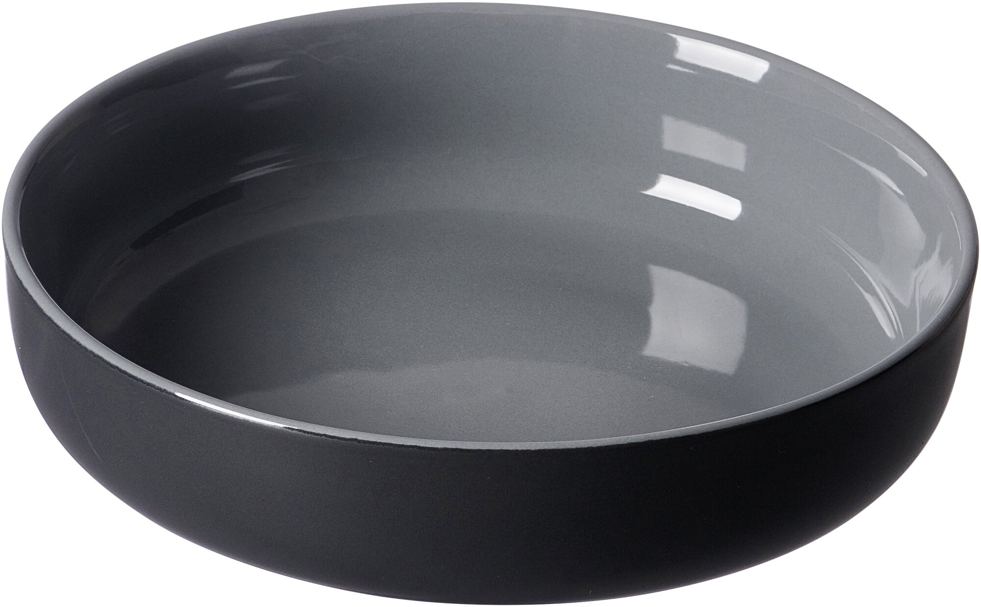 Schale STANDARD Schwarz Steinzeug