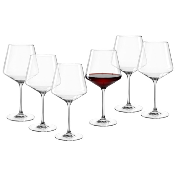 Burgunderglas PUCCINI klar geometrisch