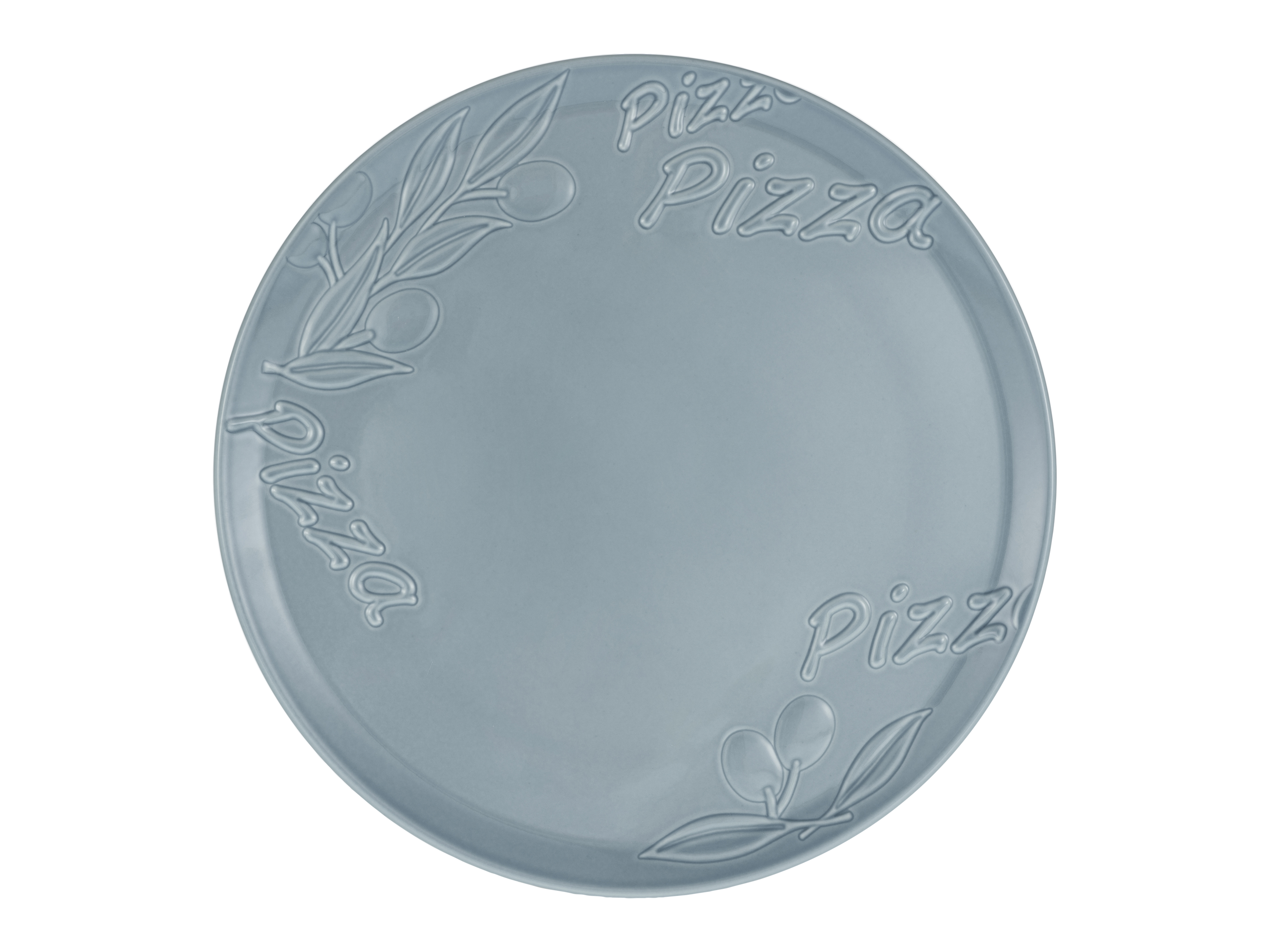 Pizzateller OLIVE Blau B0/H0/D0cm