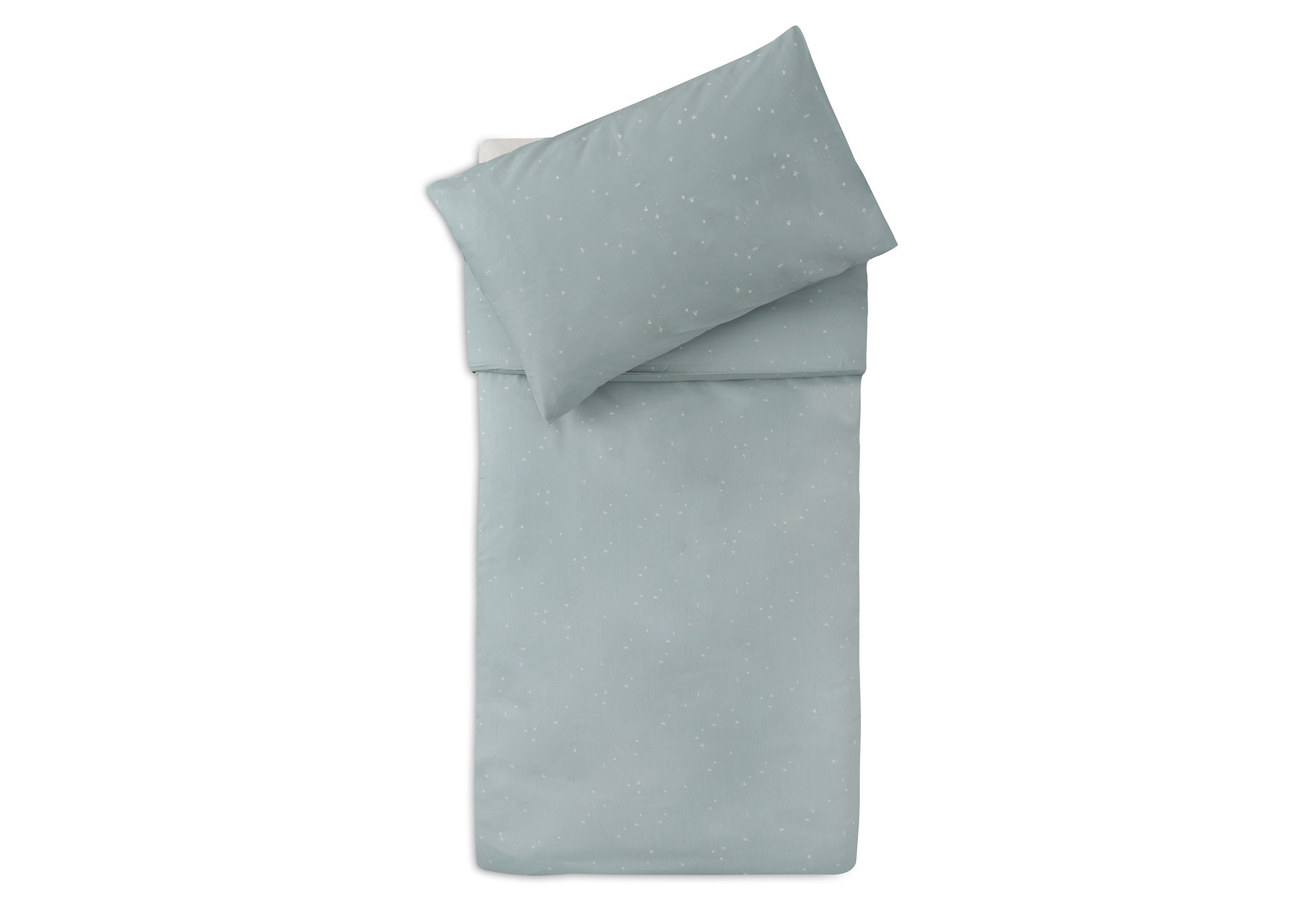 Biancheria da letto in cotone verde
