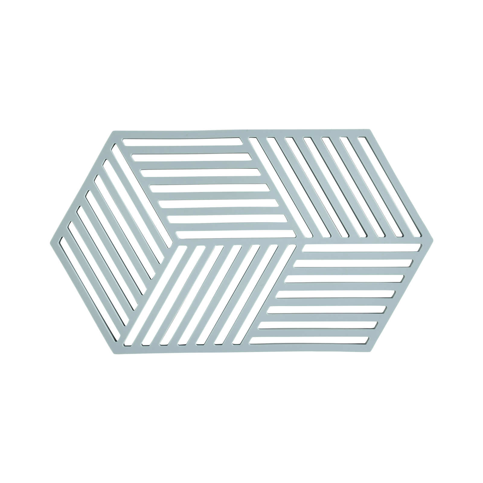 Untersetzer Hexagon blau Silikon