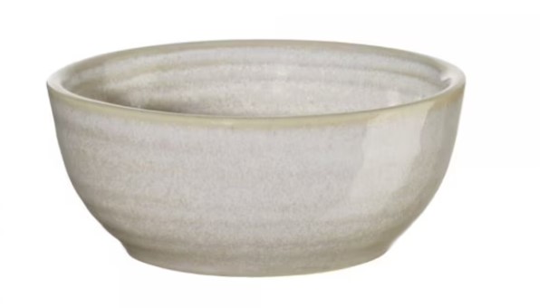Mini Bowl Poke weiß glänzend Steinzeug