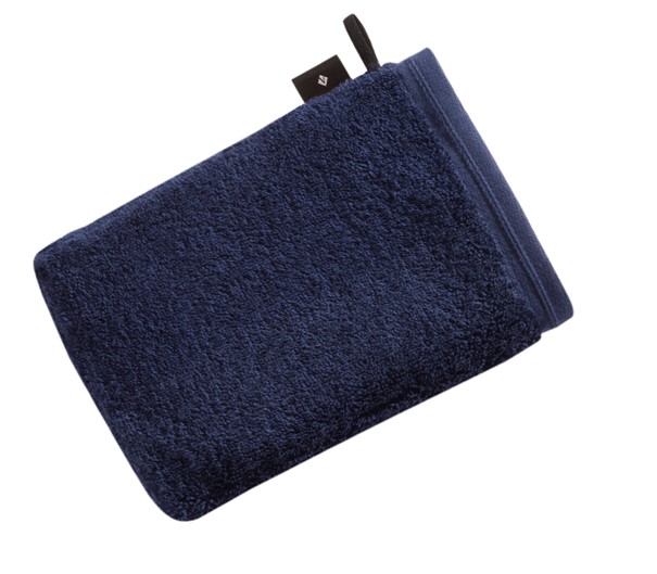 Guanto di lavaggio Vegan Life in spugna blu