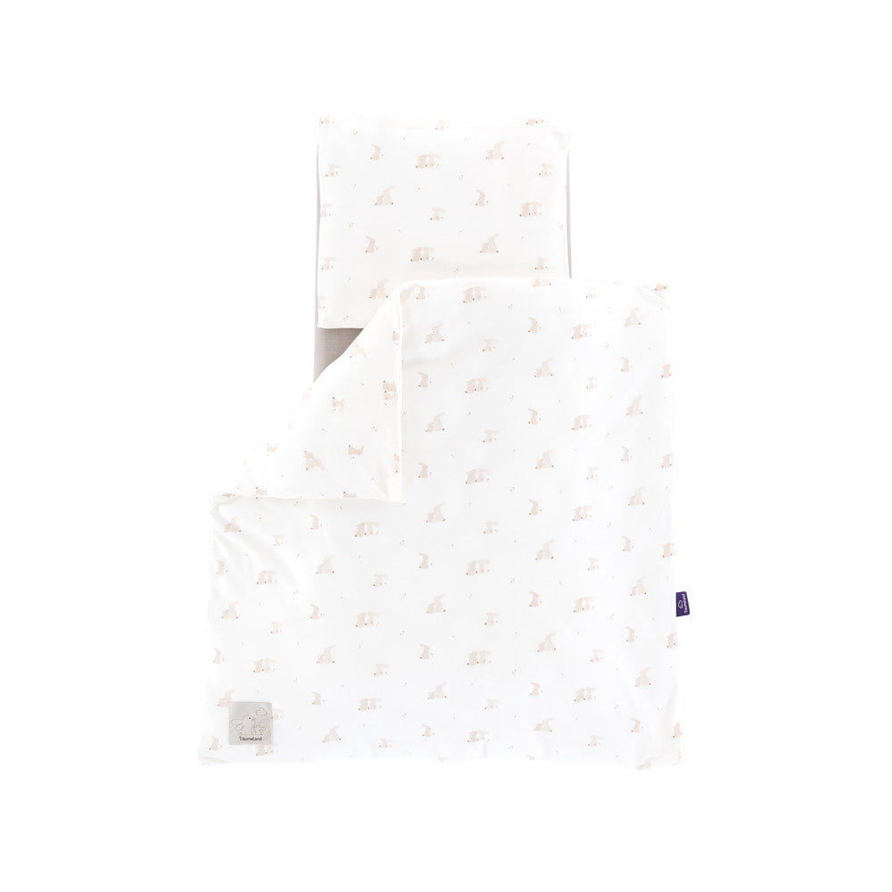 Biancheria da letto Hophop Bunny in tessuto bianco