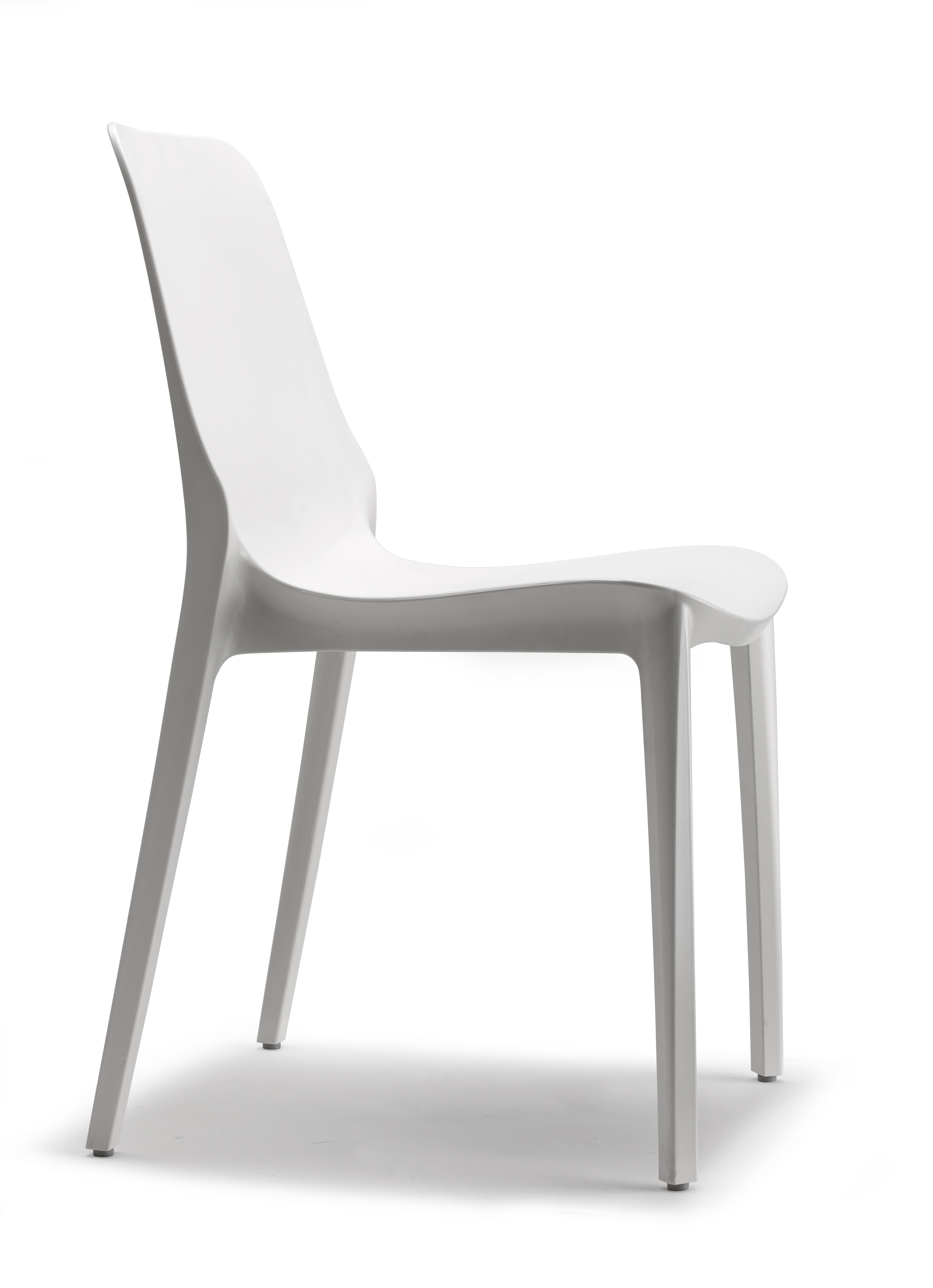 Outdoor Stuhl Ginevra weiß Kunststoff