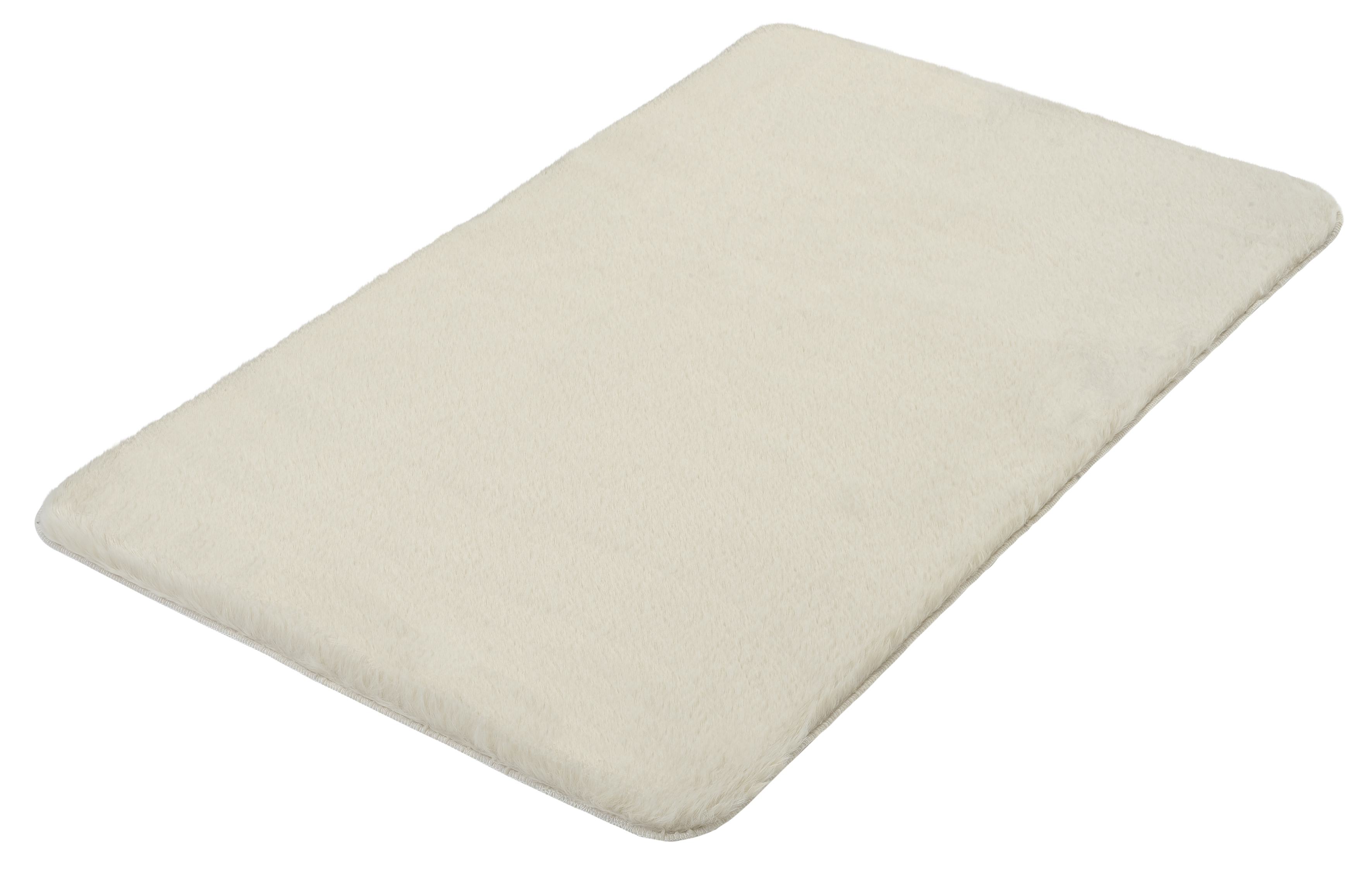 Tappeto da bagno Cony in poliestere beige