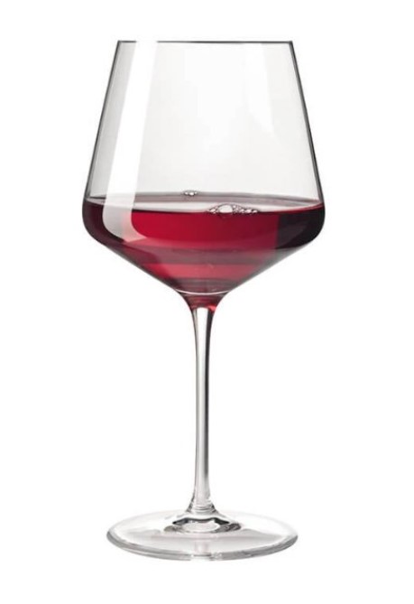 Burgunderglas PUCCINI klar geometrisch