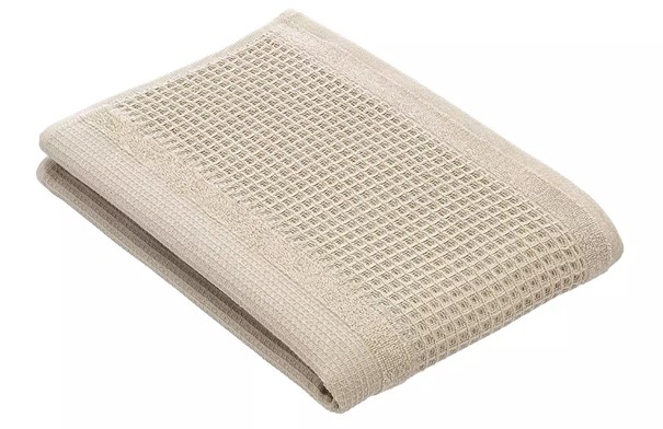 Asciugamano benessere SENSES beige in spugna