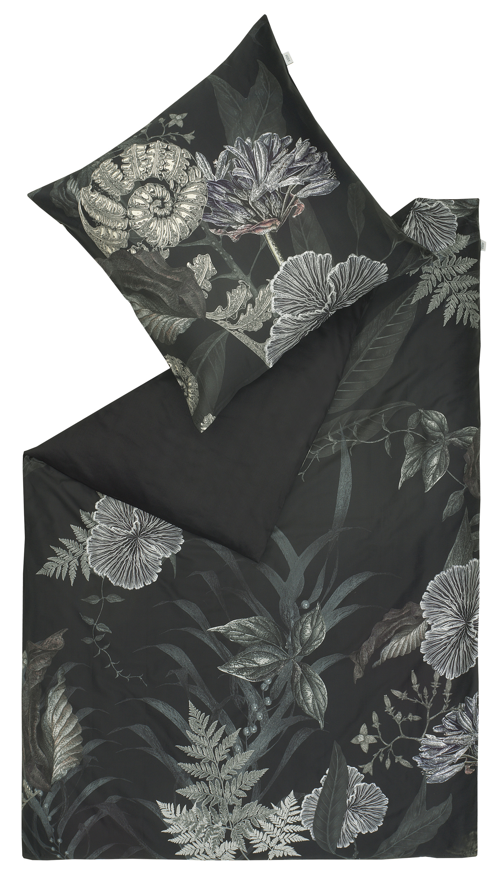 Biancheria da letto in cotone MELODY nero