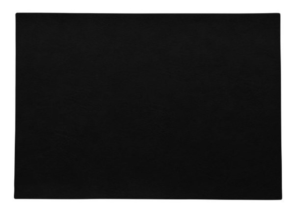 Tischset Vegan Leather schwarz matt PU