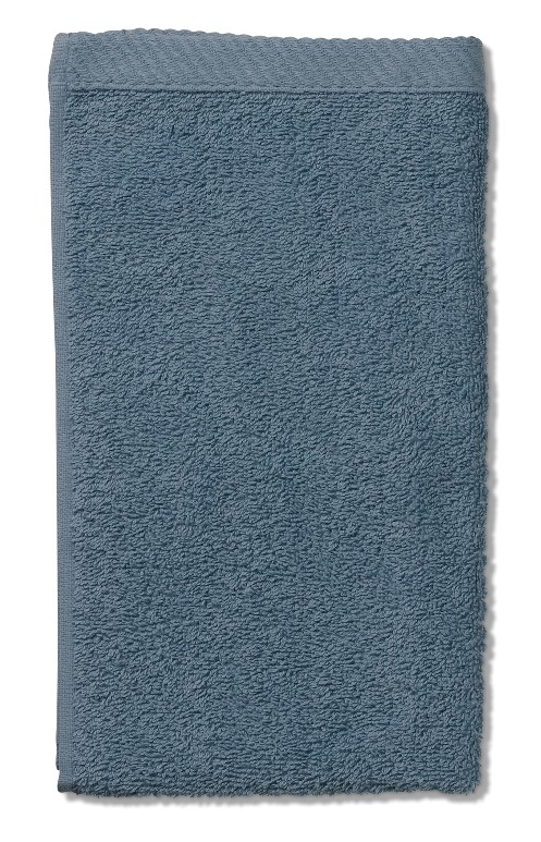 Gästetuch Ladessa rauchblau 100% Baumwolle