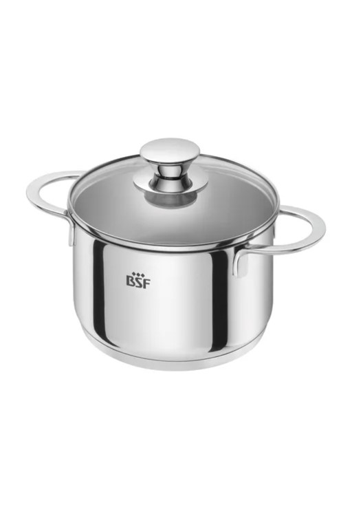 Set di pentole in metallo argento Ballarini 130