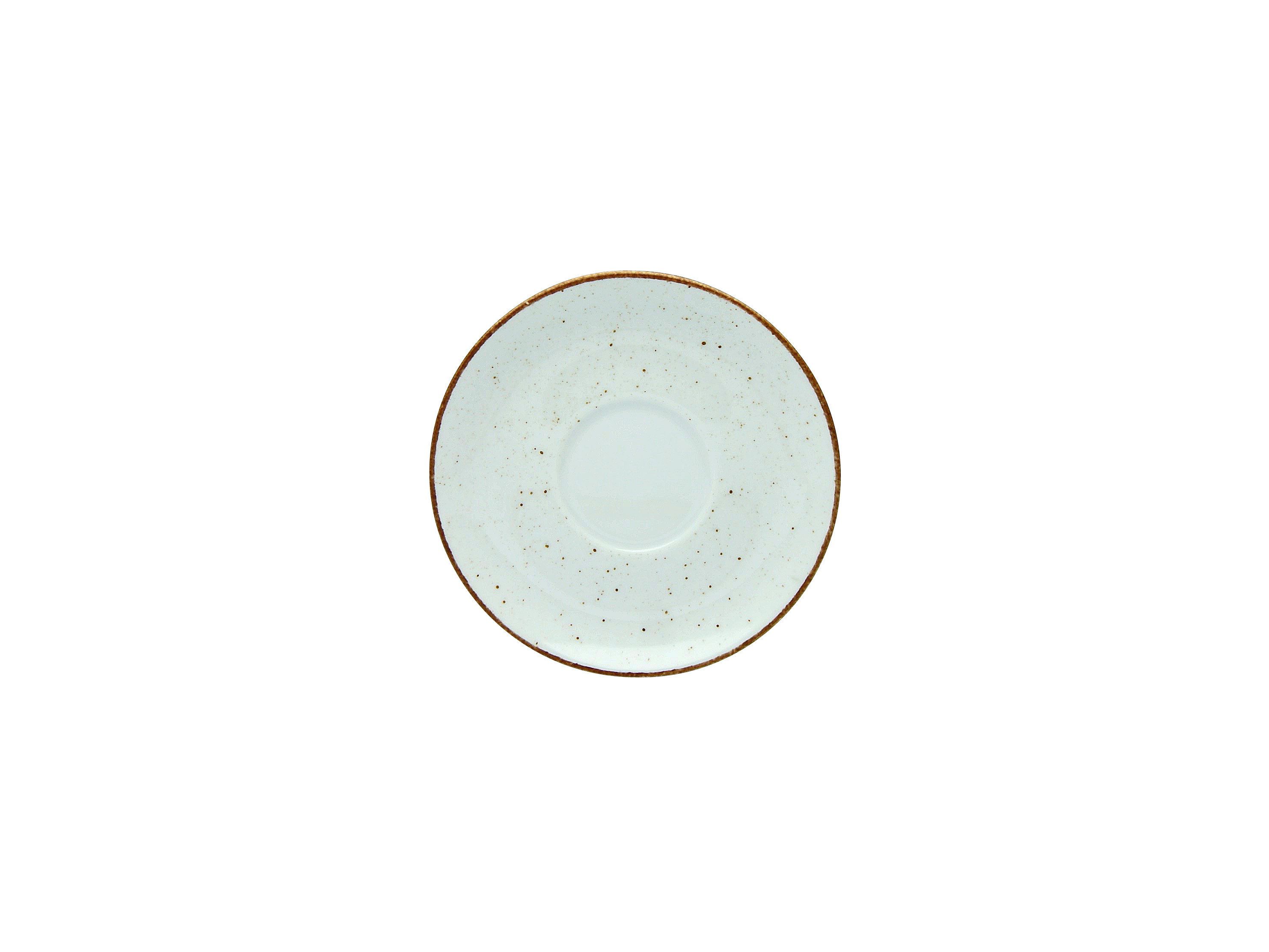 Cappuccinountere VINTAGE NATURE Weiss B16/H7,2/D16cm