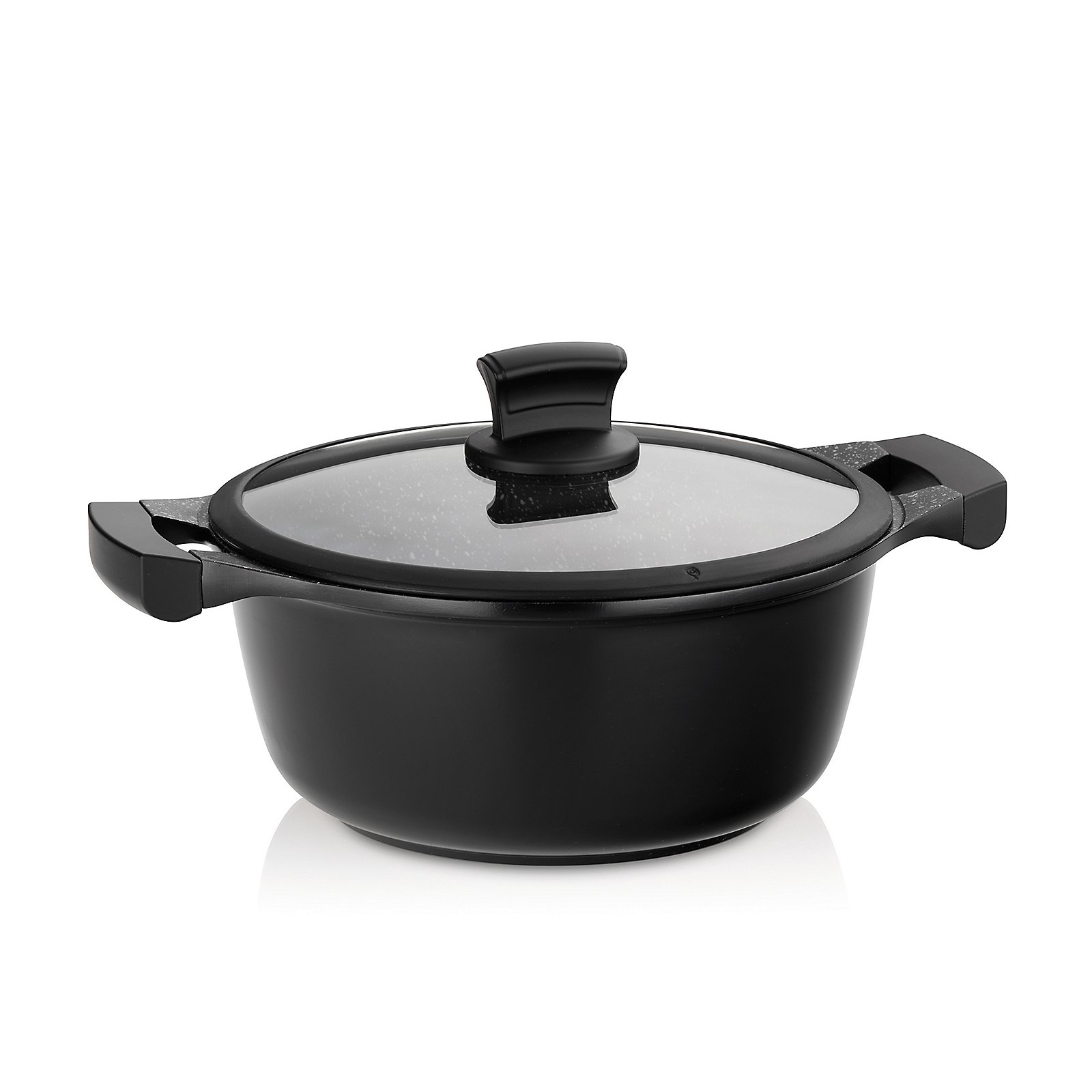 Kochtopf Stella Nova schwarz Aluguss