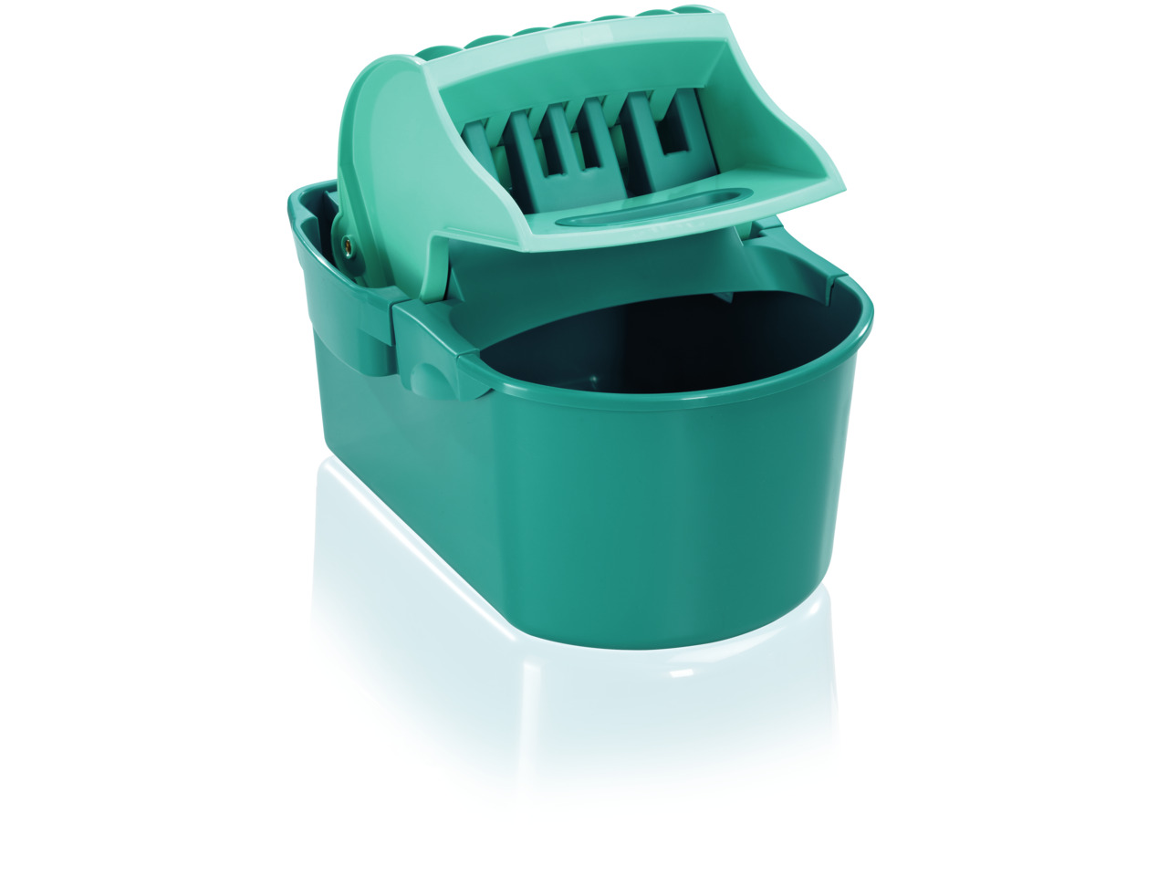 Pressa per panni Profi Compact in plastica turchese