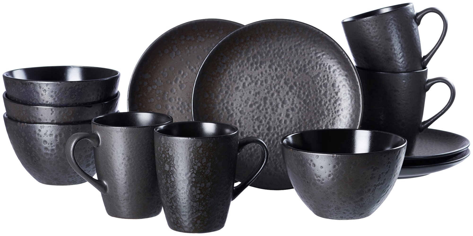 Set per la colazione KITWE Nero