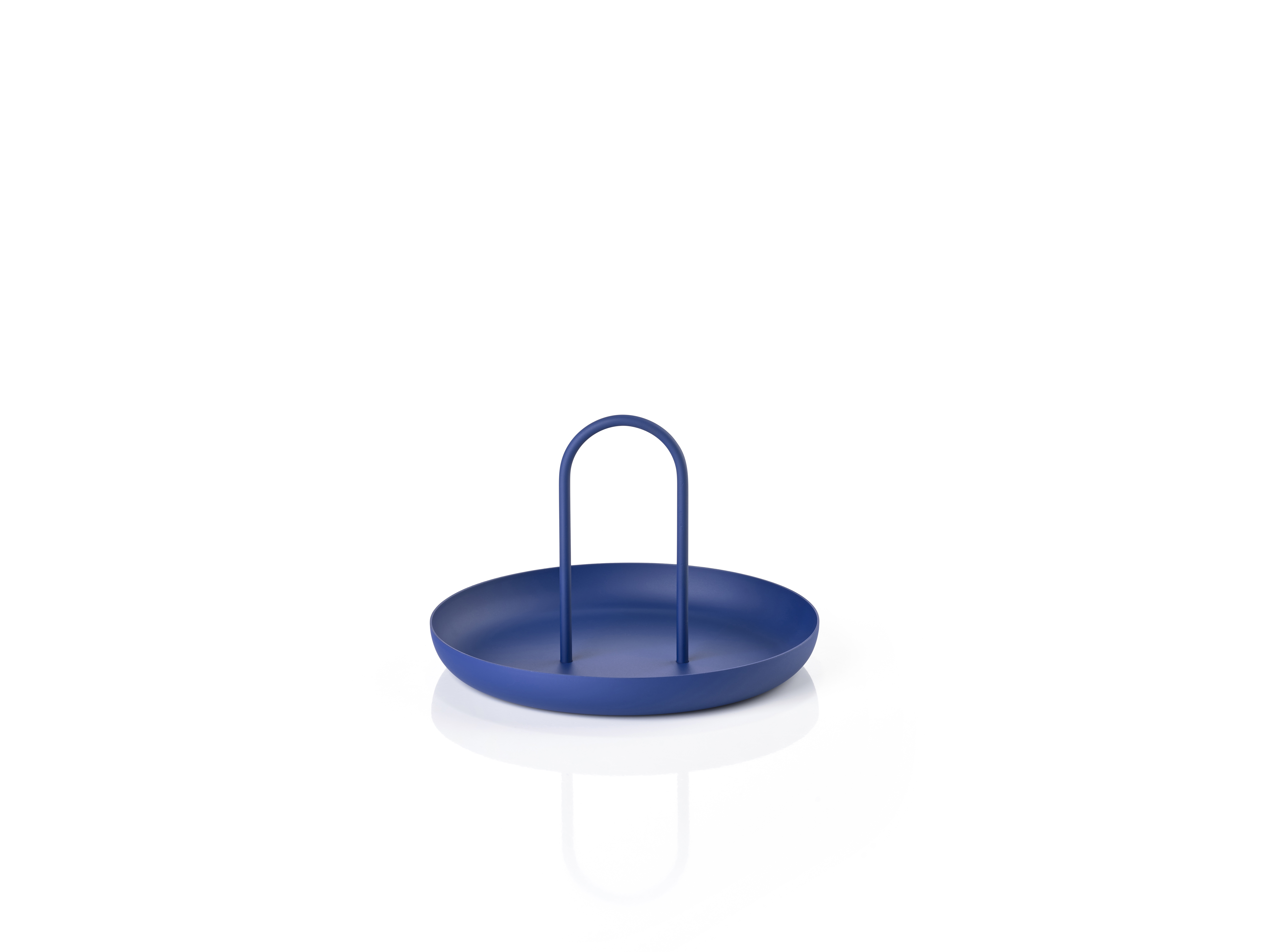 Tablett Singles blau Stahl