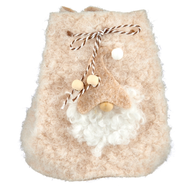 Tasche mit Motiv Gasper beige Wolle