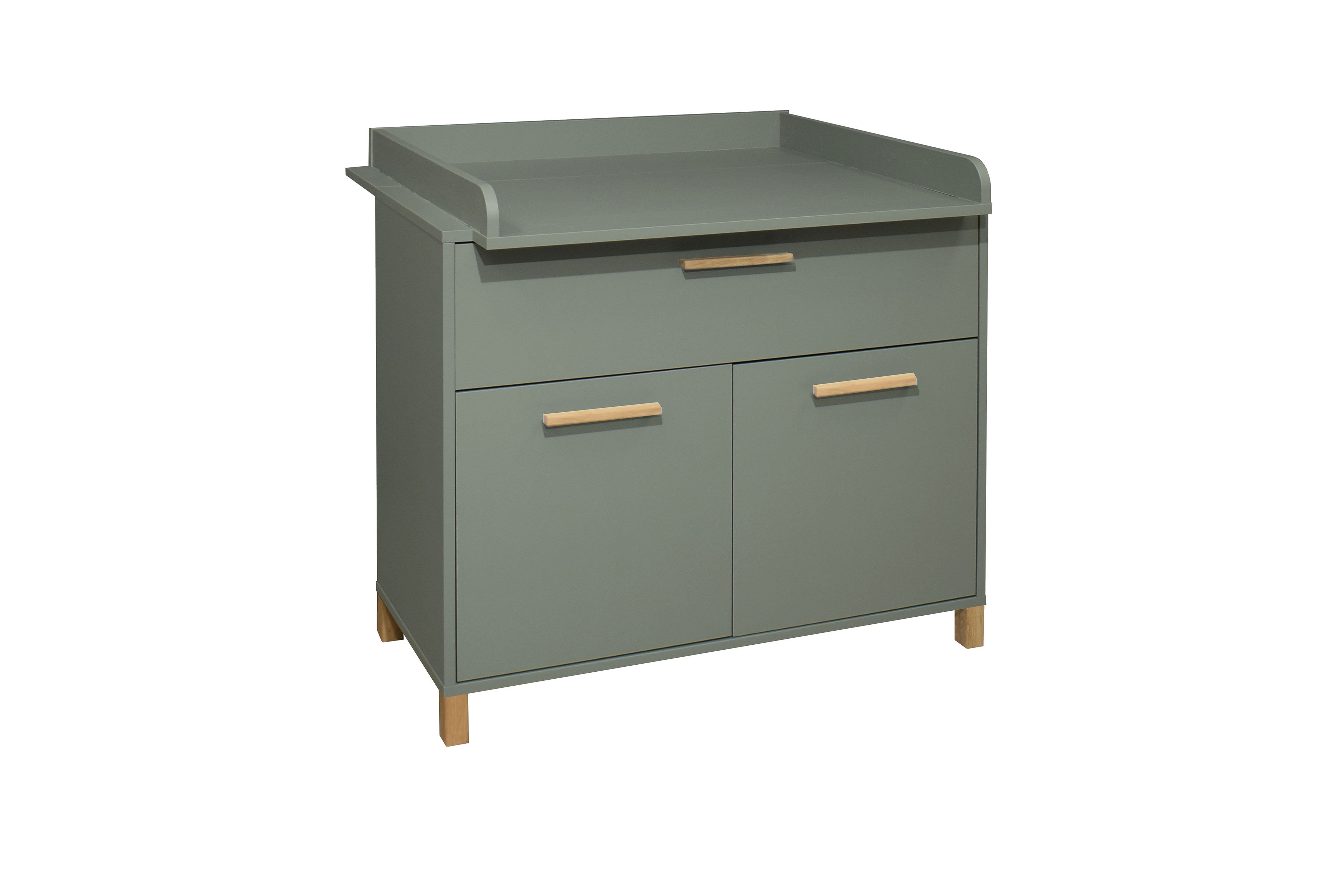 Wickelkommode OLI Pine green matt lack