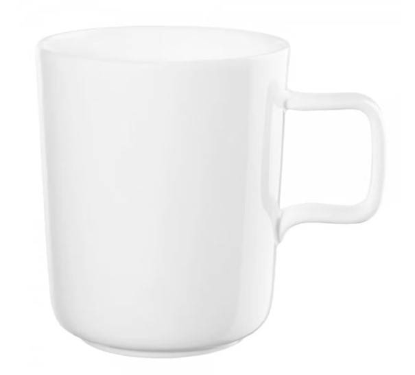 Mug Oco bianco lucido Fine Bone China