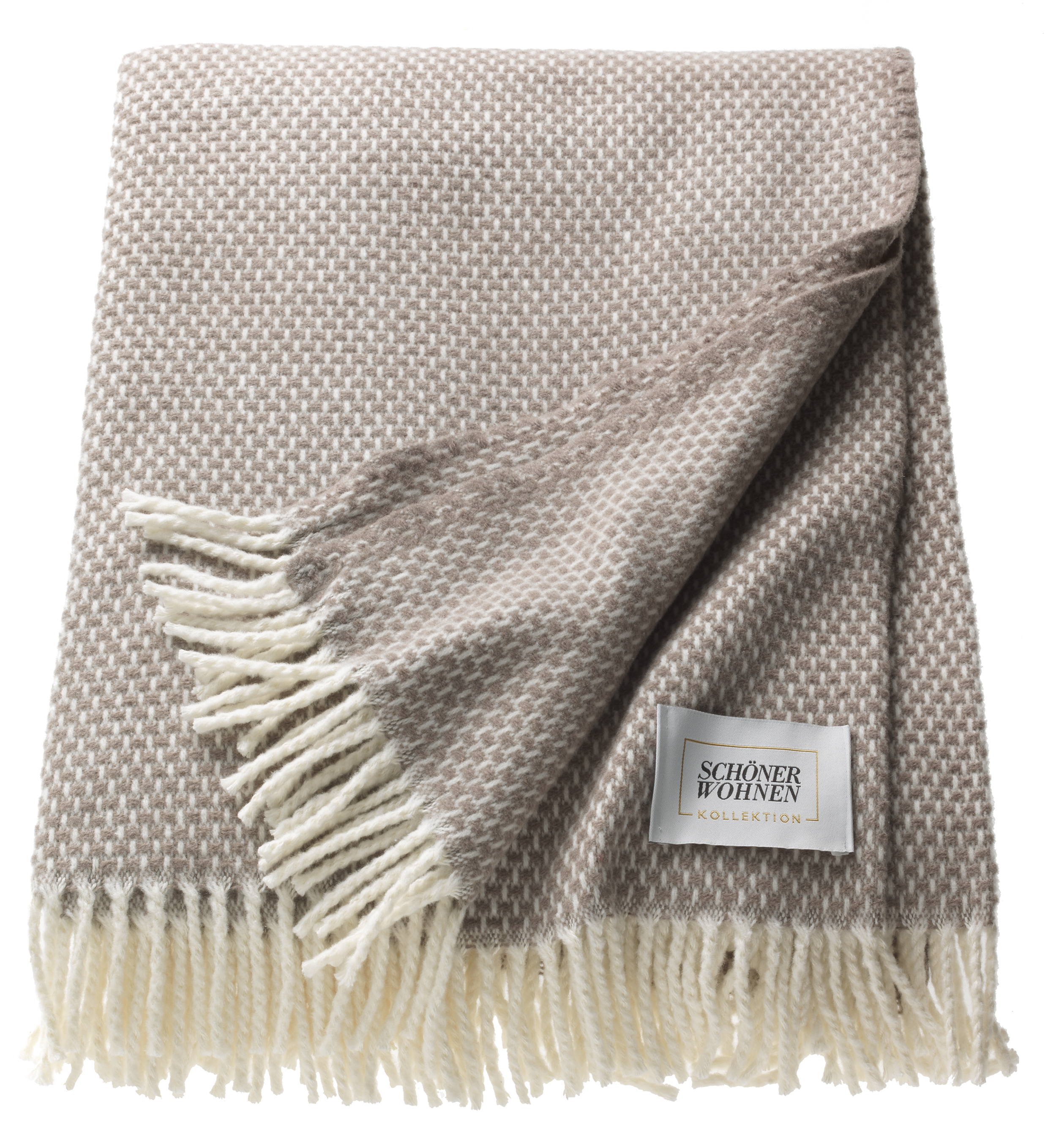 Plaid Zen beige Baumwolle Polyacryl