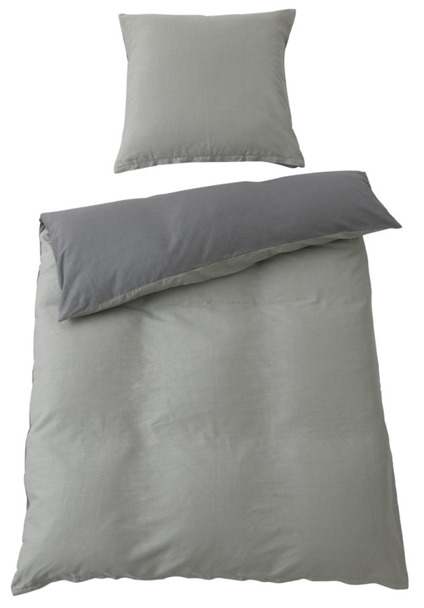Bettwäsche Interliving 9128 grau Stoff