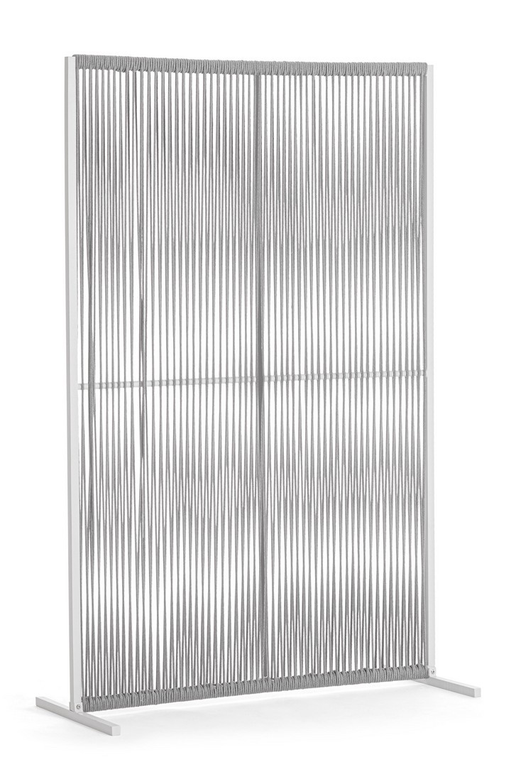 Outdoor Paravent Paxson grau Alu Olefin