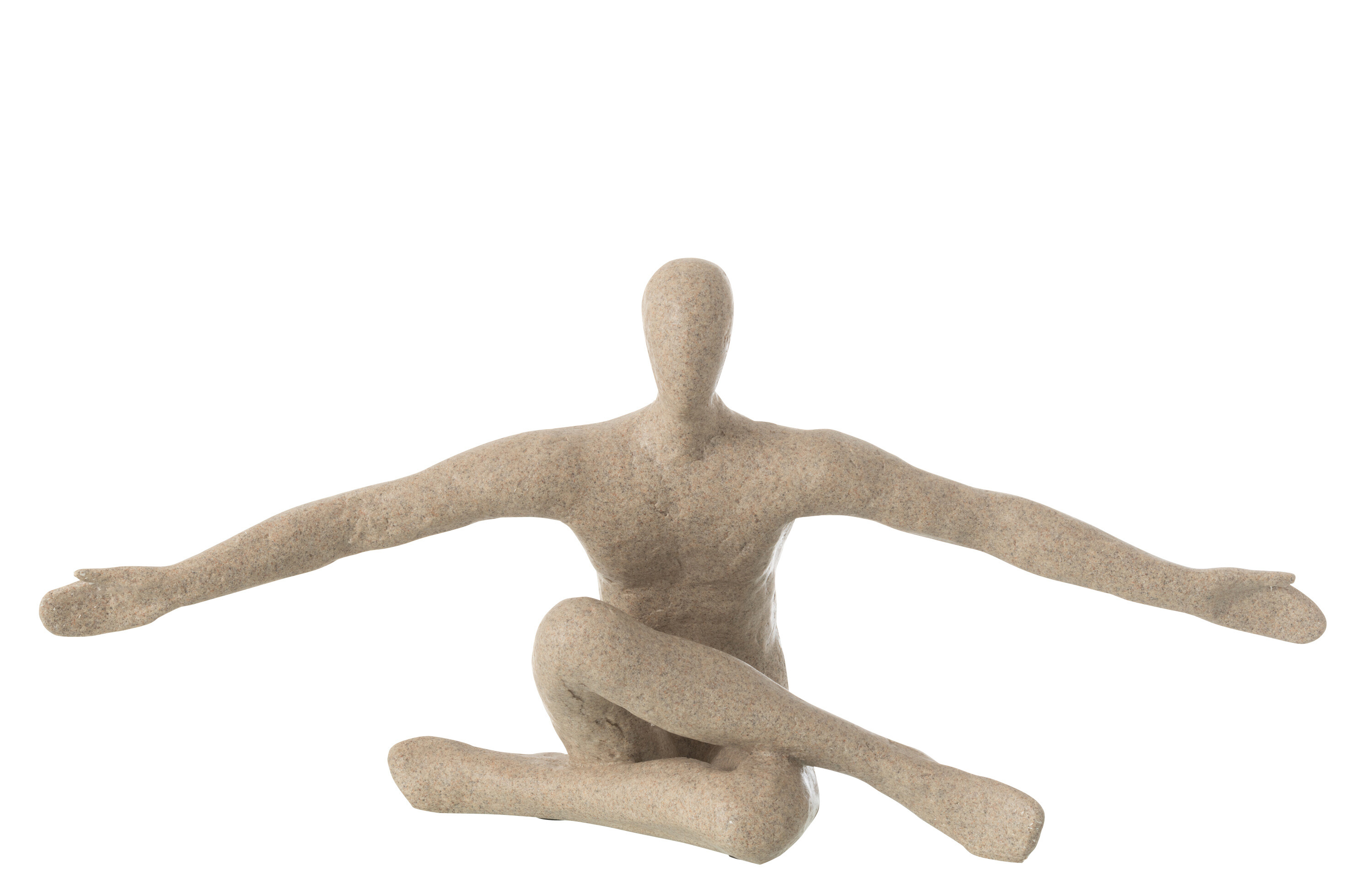 Figur Offene Armen beige Polyresin