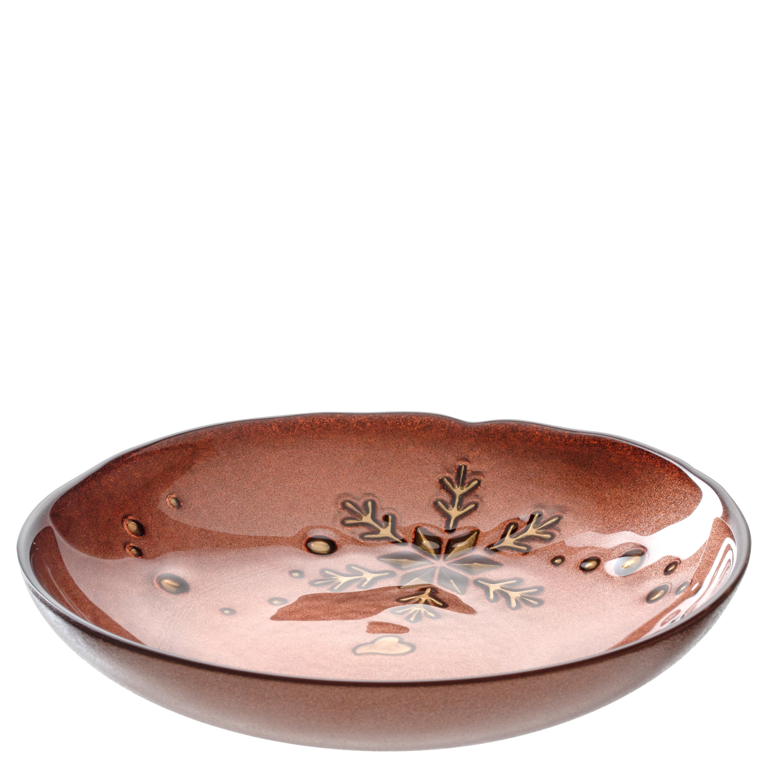 Dekorationsschale AUTENTICO rot rund