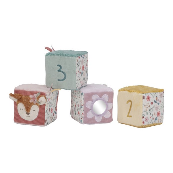 Tessuto cubo Little Dutch in cotone poliestere multicolore
