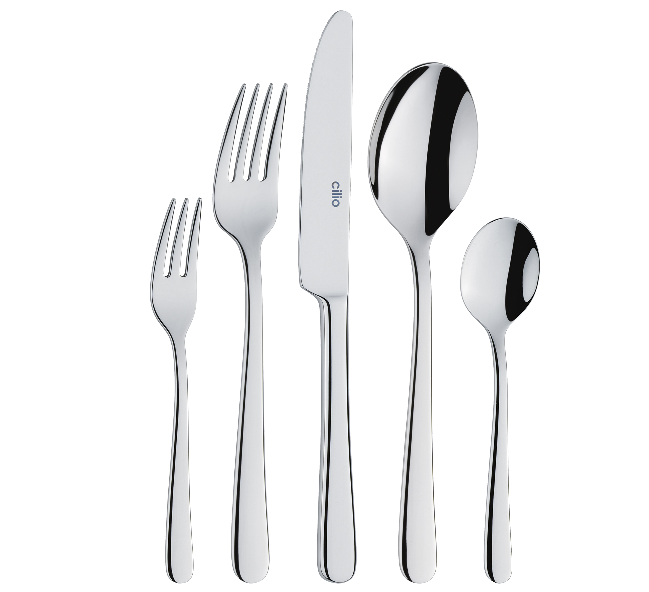 Besteck-Set 30 tlg. Roma silber Edelstahl